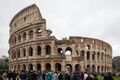 羅馬大鬥獸場，為羅馬帝國的標誌性建築物之一。攝於2023年1月。