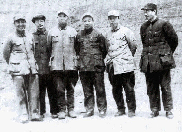 File:1946年中共西北-林一山、刘澜波、肖华、张学思、白坚、江华.jpg