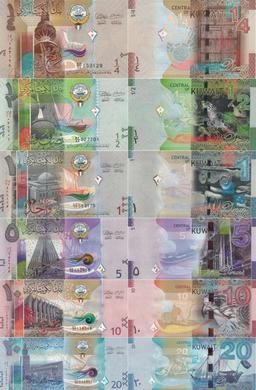 科威特在2014年开始使用的纸币系列。
