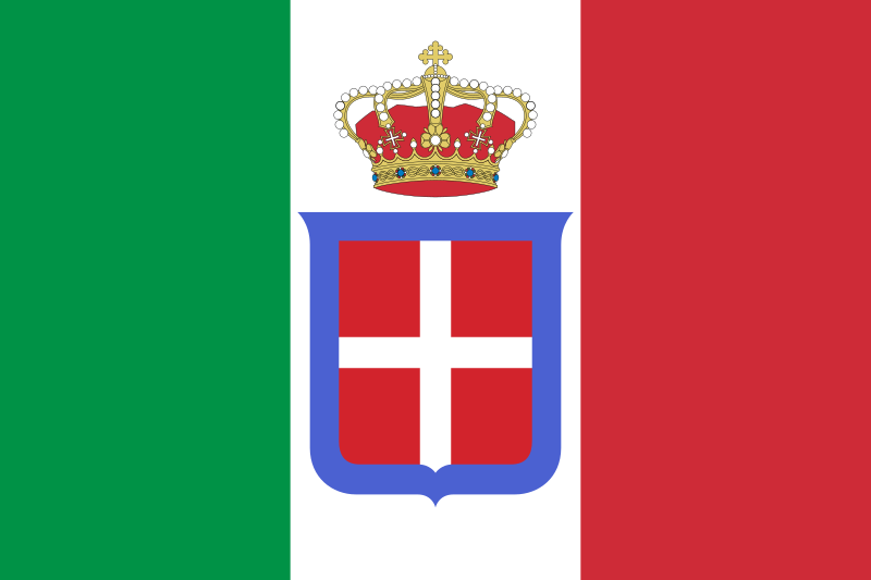 File:Flag of Italy (1861-1946) crowned.svg