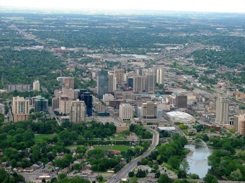 File:London, Ontario, Canada- The Forest City from above.jpg