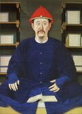 清朝由宫廷画师所绘的《康熙帝读书》 北京故宫博物院馆藏