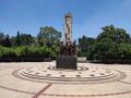 2022年7月，潍坊乐道院，胜利友谊雕像