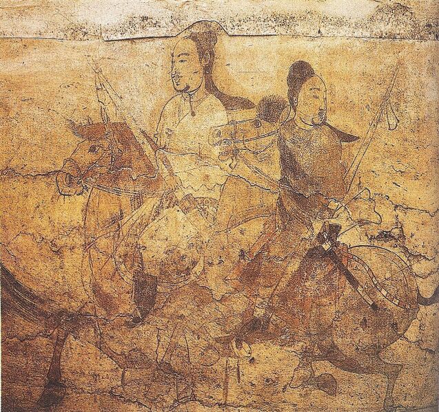File:Riders on Horseback, Northern Qi Dynasty.jpg