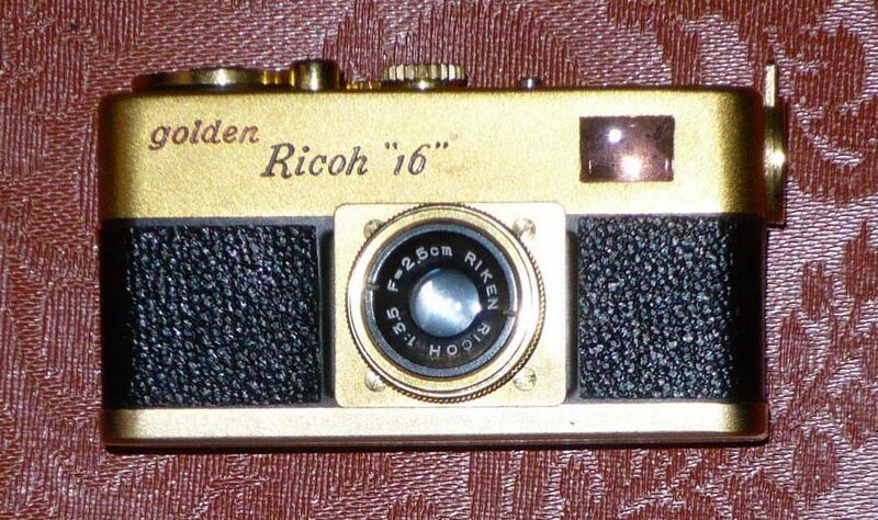 File:Golden Ricoh 16 camera.JPG