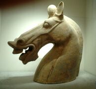 吉美国立亚洲艺术博物馆馆藏 汉朝马雕像