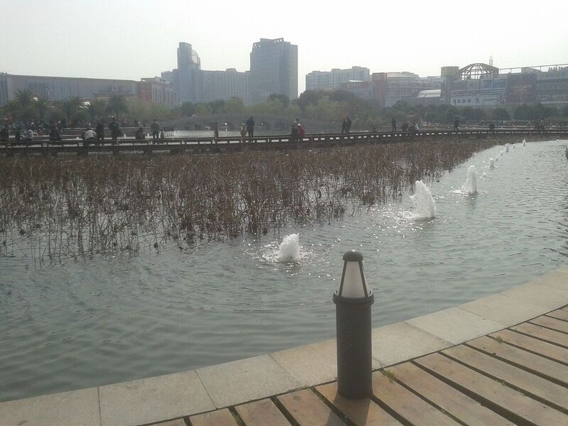 File:台州市民广场湖边.jpeg