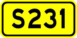 China Provincial Highway S231.svg