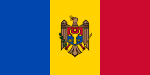 摩爾多瓦國旗 比例1:2