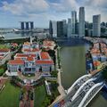 俯视新加坡河、莱佛士坊