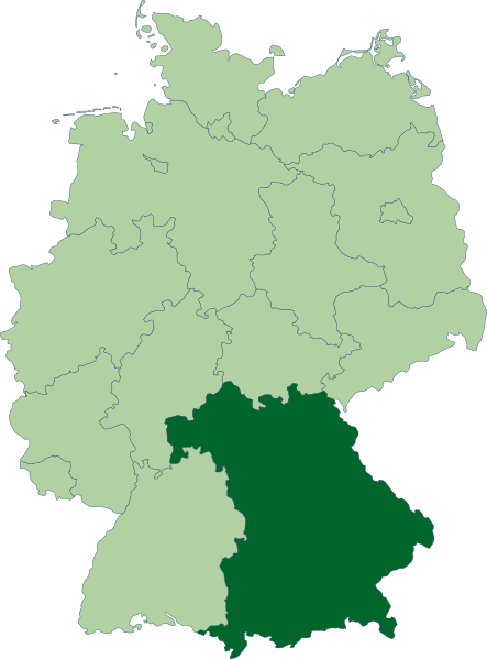 File:Deutschland Lage von Bayern.svg