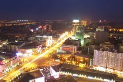 汉中东南区夜景