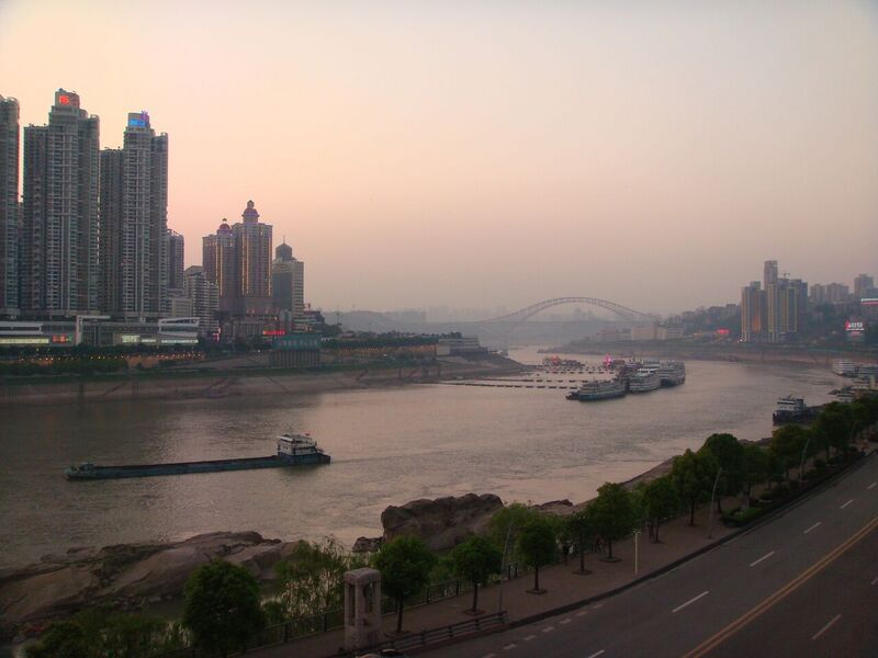 File:A dusk view of Chongqing Downtown.JPG