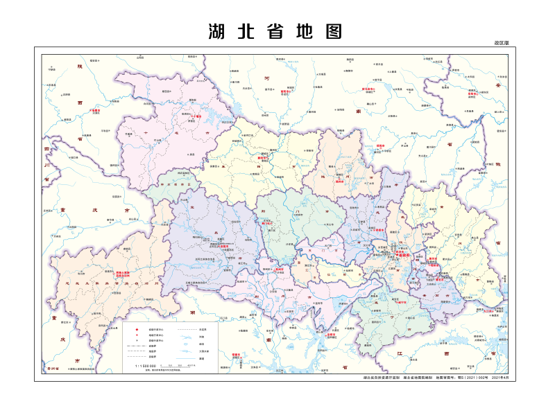 File:湖北省地图政区版.svg