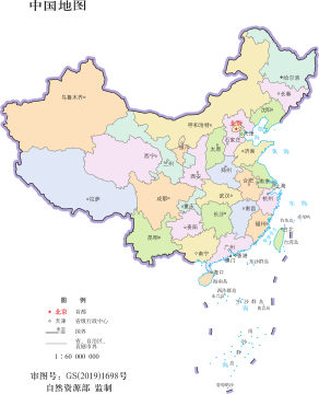 File:中国地图6000万64开分省设色无邻国线划二.svg