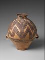 大都會藝術博物館館藏的馬家窯文化彩陶文物相片，以CC0授權