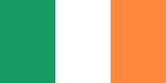 爱尔兰国旗 比例1:2