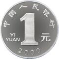 第五套人民币1元硬币1999版正面