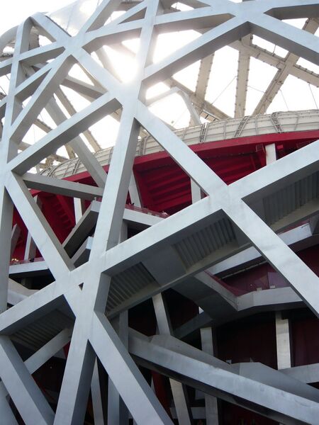 File:Bird's Nest Stadium Structure.jpg
