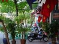 越南民居在特殊场合展示的旗帜