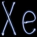 字母Xe形狀的氣體紫光放電燈管