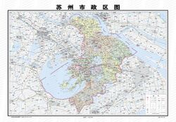 蘇州市在江蘇省的地理位置
