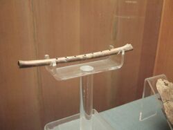 骨笛在河南博物院