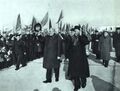 1964年3月 扬·格奥尔基·毛雷尔率领的罗马尼亚代表团访华 刘少奇、邓小平迎接