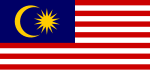 马来西亚国旗 比例1:2