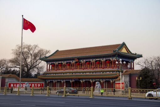 北京中南海新华门（2021年1月1日）