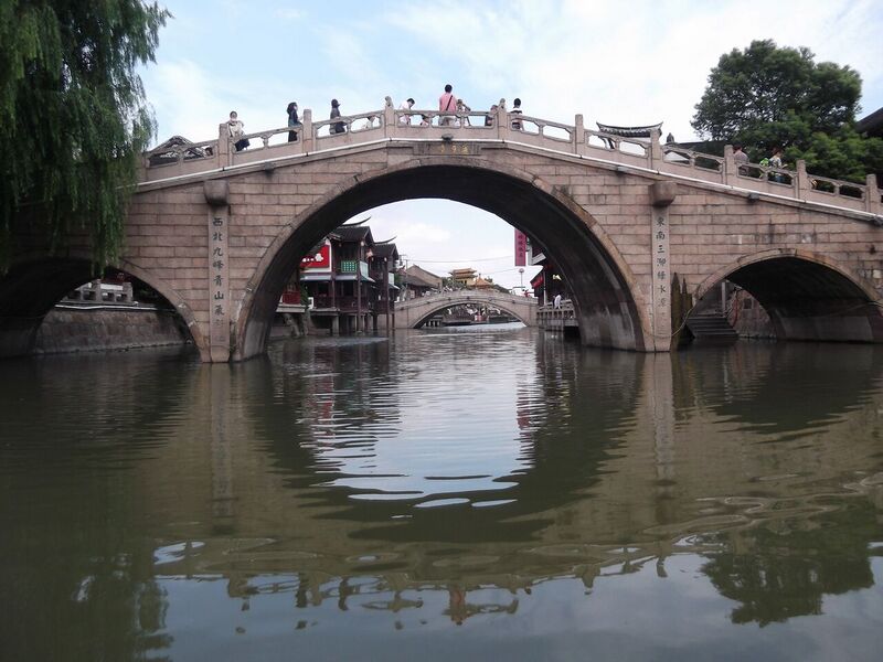 File:Bridge in Qibao, Shanghai.JPG