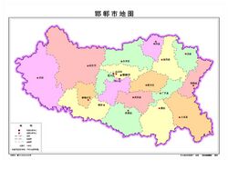 邯鄲市地圖