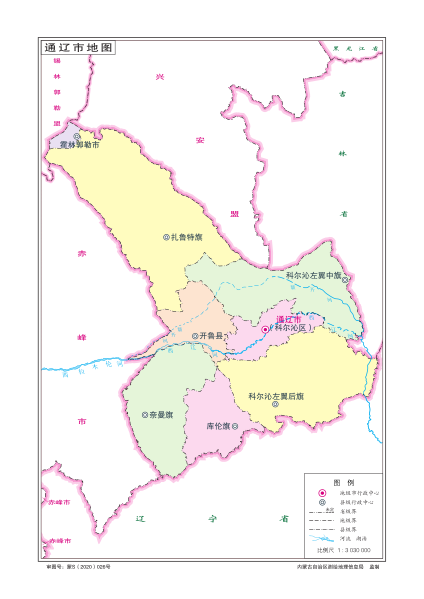 File:通辽市地图.svg