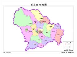 石家庄市在中国的位置