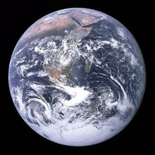 Earth seen from Apollo 17