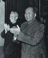 1964年 中華人民共和國國慶15周年 中國國家主席劉少奇與中共中央主席毛澤東