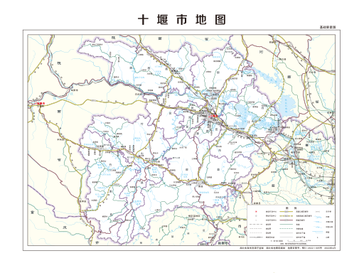 File:十堰市地图基础要素版.svg