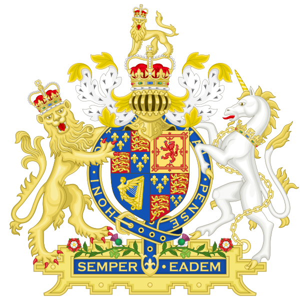 File:Coat of Arms of England (1702-1707).svg