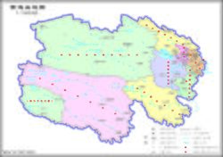 黃南藏族自治州在青海省的地理位置