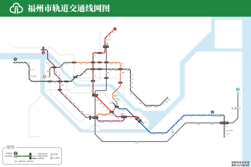 File:Map of Fuzhou Metro.svg