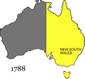 新南威尔士州领地沿革图（1788年至1989年）