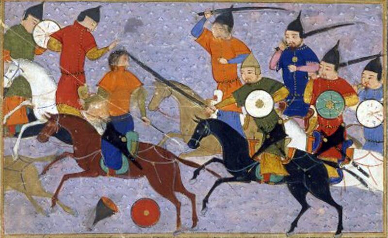 File:Bataille entre mongols & chinois (1211).jpeg