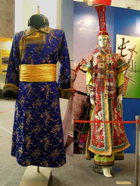 File:Mongols clothes man and woman.jpg