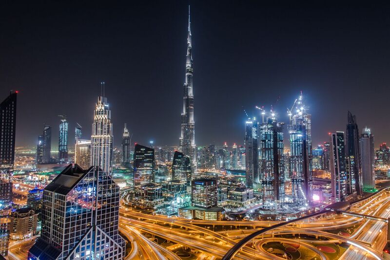 File:Dubai Skylines at night (Pexels 3787839).jpg