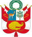 Coat of arms of Peru and for War flag