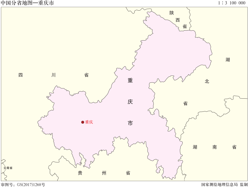 File:中国分省地图——重庆市.svg