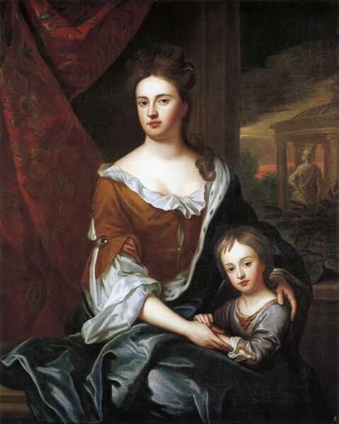 File:Queen Anne and William, Duke of Gloucester by studio of Sir Godfrey Kneller.jpg
