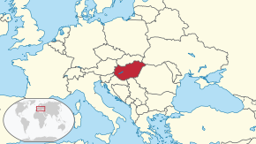 匈牙利在歐洲的位置