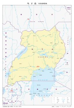 乌干达地图