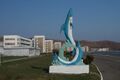咸兴市鲨鱼雕像